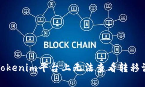 如何解决Tokenim平台上无法查看转移记录的问题